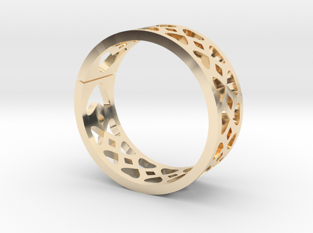 Heart Band in 14K Yellow Gold