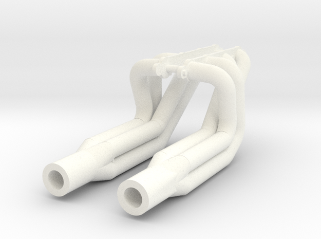 LS3 headers long tube 1/16 in White Processed Versatile Plastic