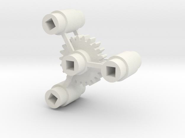 Bachmann Plus Reading 2-8-0 Gear and Axle Centers in White Natural Versatile Plastic
