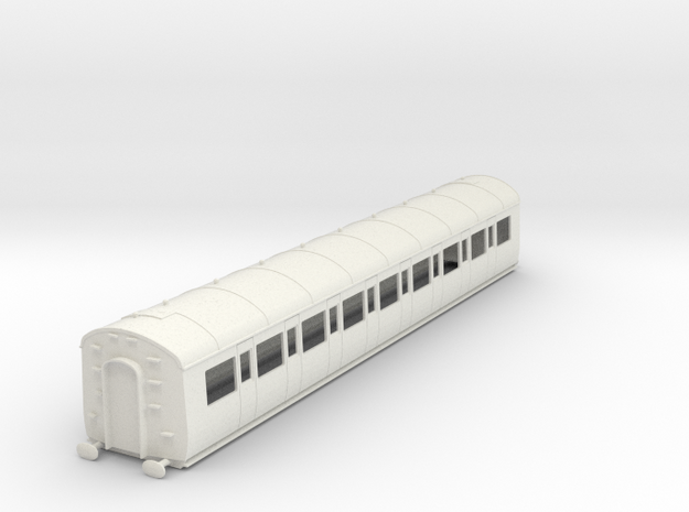o-43-gwr-c54-third-class-coach in White Natural Versatile Plastic