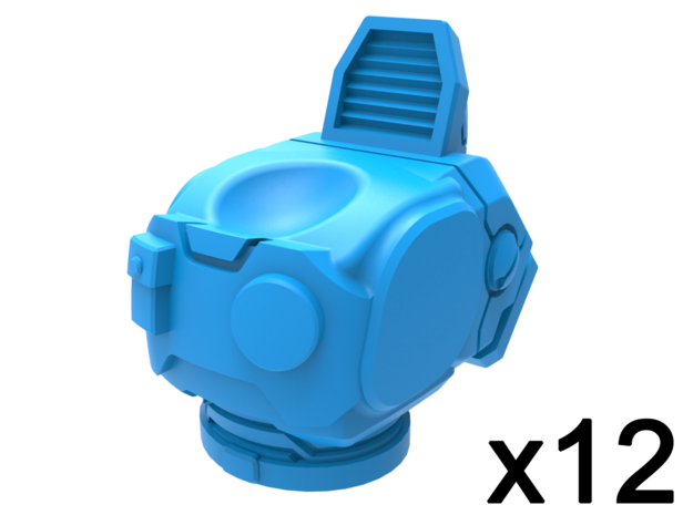 Infantry Torsos - Rugged Explorer x12 in Tan Fine Detail Plastic