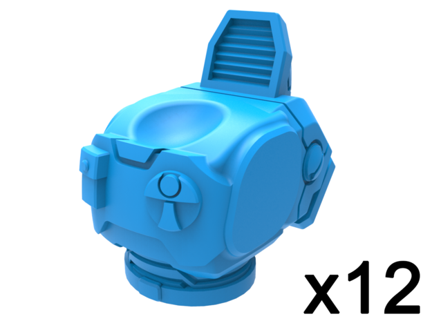 Infantry Torsos - Rugged Explorer Traitor x12 in Tan Fine Detail Plastic