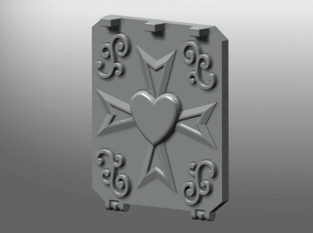 Order of the Crucified Heart Rhinoceros mk.2 Door in White Processed Versatile Plastic: Small