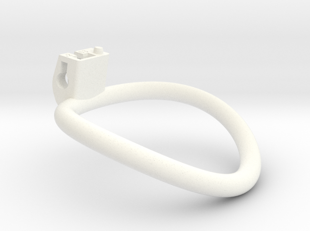 Cherry Keeper Ring - 63mm +2° in White Processed Versatile Plastic
