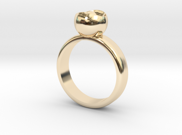 The World is Your Oyster - Ring in 14k Gold Plated Brass: 5 / 49
