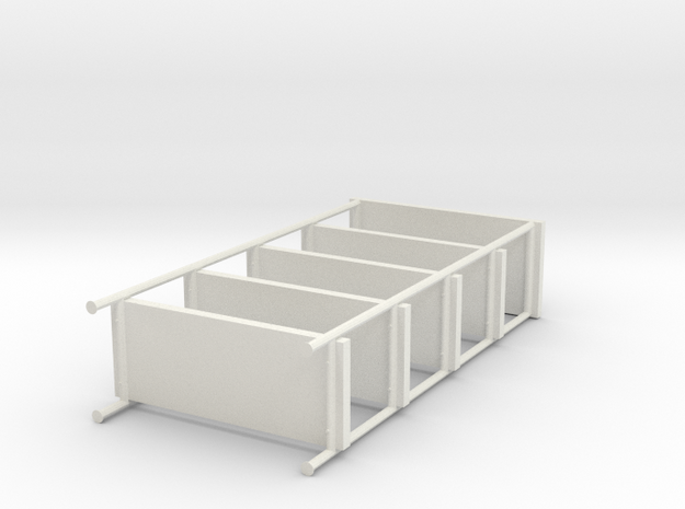 1:24 Industrial Shelf in White Natural Versatile Plastic