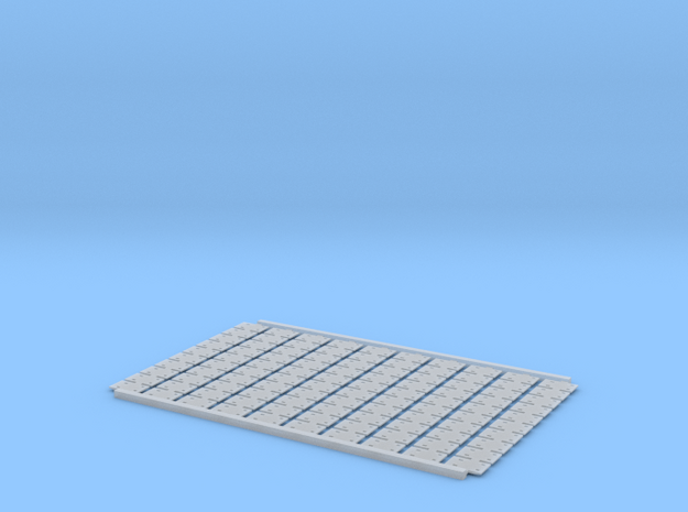 Tie Plates O Scale V3 100ea in Smooth Fine Detail Plastic