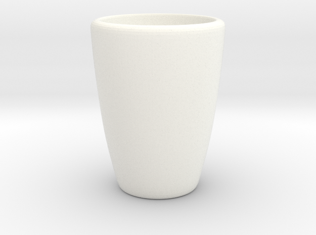 Bench Planter vase Part in White Processed Versatile Plastic