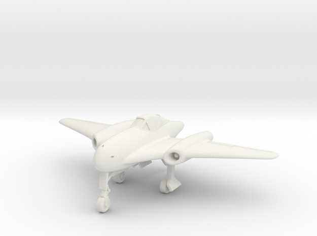 (1:144 what-if) Messerschmitt Me334 Crescent wing in White Natural Versatile Plastic