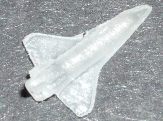 1/2500 NASA Space Shuttle Orbiter (Printed) in Tan Fine Detail Plastic