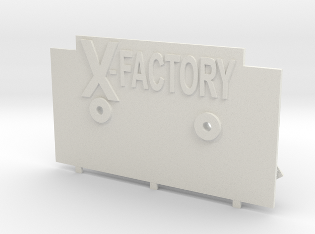 Xfactory backwall, gondola and fence in White Natural Versatile Plastic