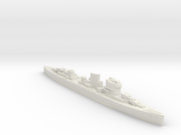 Spanish Baleares cruiser 1:1500 in White Natural Versatile Plastic