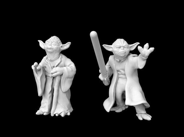 (1/47) Yoda Set in Tan Fine Detail Plastic