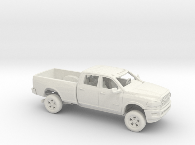 1/50 2020 Dodge Ram Crew Cab Regular Bed Kit in White Natural Versatile Plastic