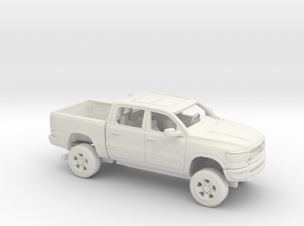 1/50  2020 Dodge Ram 1500 Short Bed in White Natural Versatile Plastic