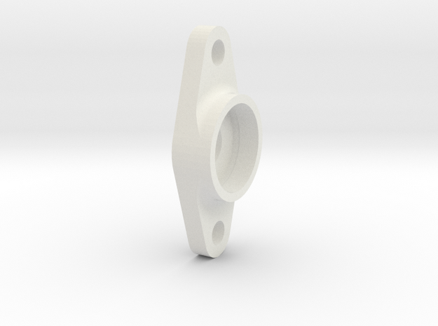 King Of Crushers Top Shaft Bearing Support in White Natural Versatile Plastic: 1:10