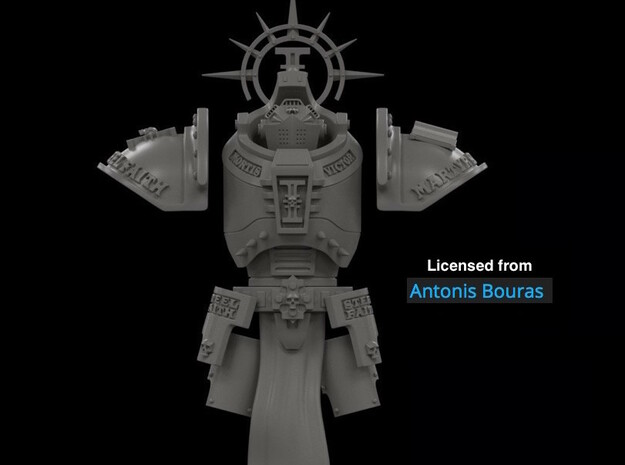 Arch Battleknight: Antonis in Tan Fine Detail Plastic