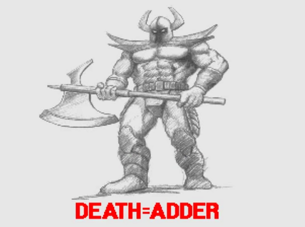 Golden Axe Death Adder miniature DnD fantasy games in Gray PA12