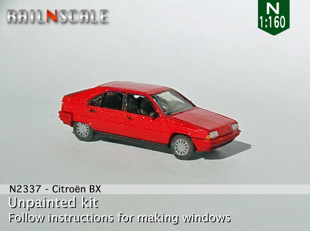 Citroën BX (N 1:160) in Tan Fine Detail Plastic