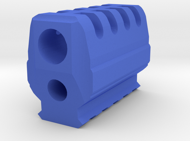 J.W. Compensator V4 (12mm Self-Cutting) for P226 in Blue Processed Versatile Plastic