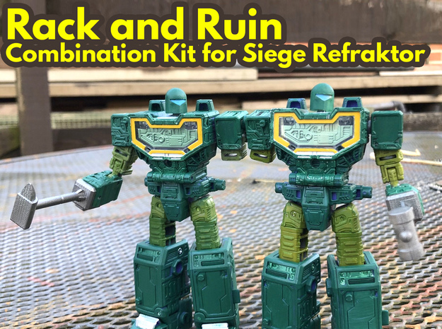 Refraktor to Rack n' Ruin Kit (Siege) in Smooth Fine Detail Plastic