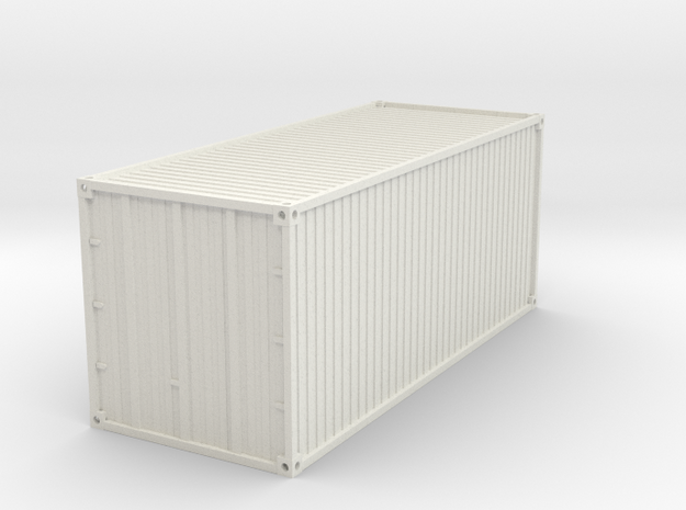20 feet Container 1/48 in White Natural Versatile Plastic