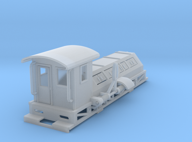 25 Ton Shunter Poling car Z scale in Smooth Fine Detail Plastic