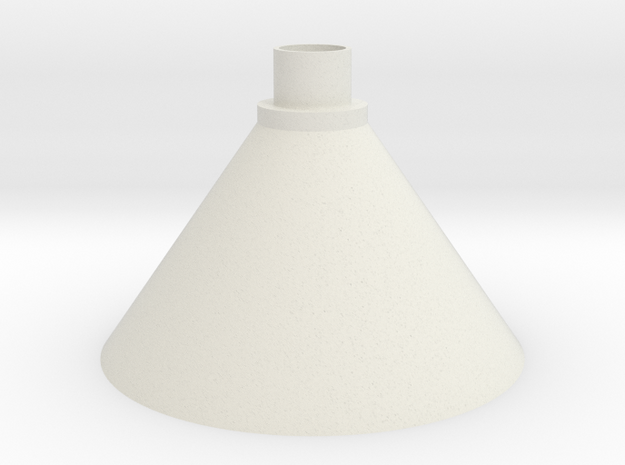 Airsoft BB Funnel for Water Bottle in White Natural Versatile Plastic