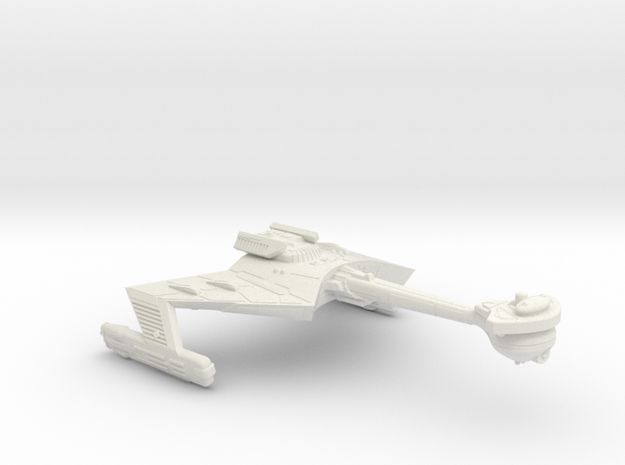 3788 Scale Klingon X-Ship D7XK Battlecruiser WEM in White Natural Versatile Plastic