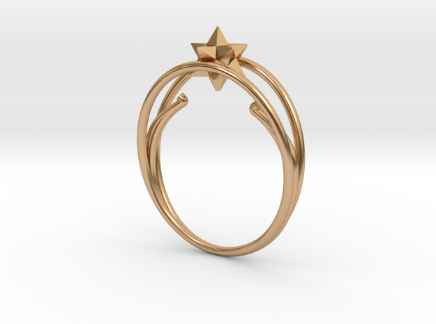 anello ico 1b 1 mm NOVEMBRE marzo20b in Polished Bronze
