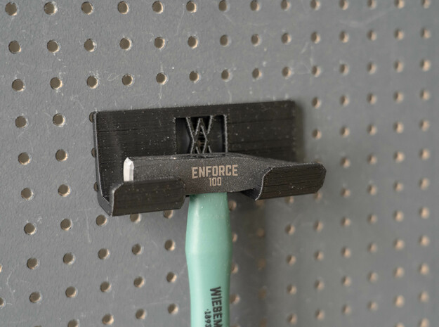 Tool Holder for Engineers Hammer 100g I 027 in Black Natural Versatile Plastic