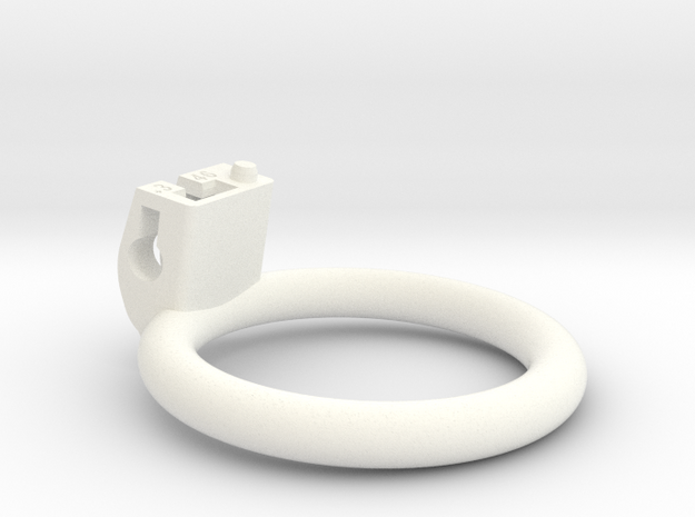 Cherry Keeper Ring - 46mm Flat +3° in White Processed Versatile Plastic