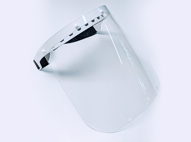 Shapeways Face Shield v2 in White Natural Versatile Plastic