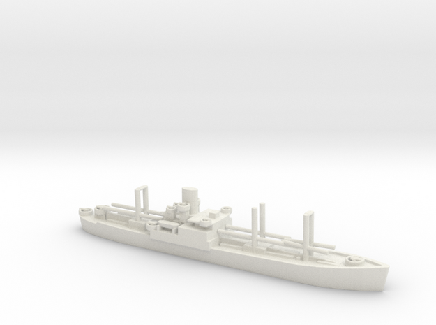 1/1250 Scale USS Sangay AE-10 in White Natural Versatile Plastic