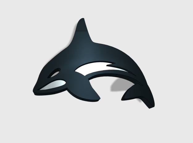 60x Killer Whales - Shoulder Insignia pack in Tan Fine Detail Plastic