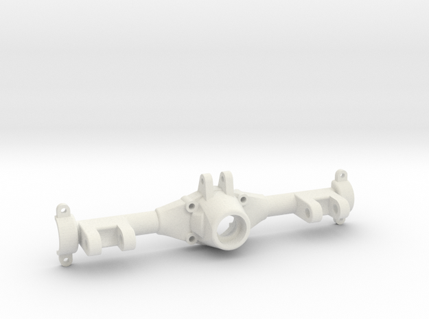 Make It RC 53mm MA10 Axle Housing Front 3-Link in White Natural Versatile Plastic