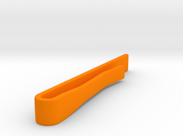 Classic Tie Bar (Plastics) in Orange Processed Versatile Plastic