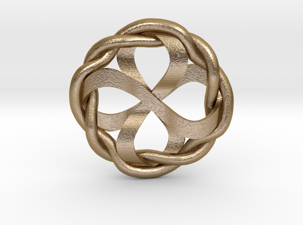 Infinite Wow! in Polished Gold Steel