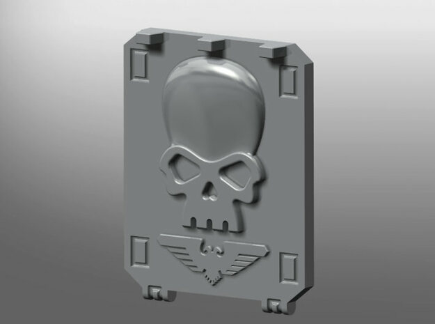 Imperial Skulls Rhinoceros mk.2 Door in White Processed Versatile Plastic: Small