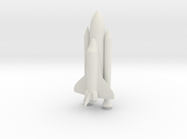 1/537 NASA Space Shuttle WSF (3mm Hollowed) in White Natural Versatile Plastic