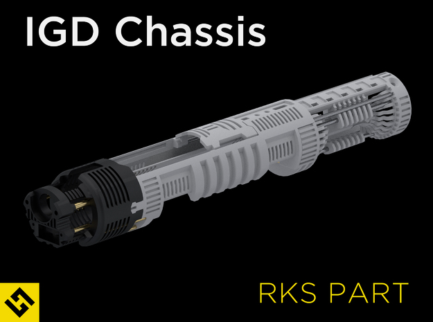IGD Chassis P2 - RKS Part in Black Natural Versatile Plastic