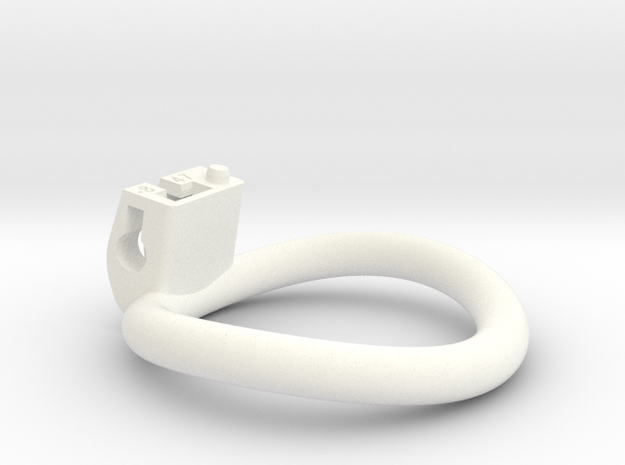 Cherry Keeper Ring - 47mm -8° in White Processed Versatile Plastic