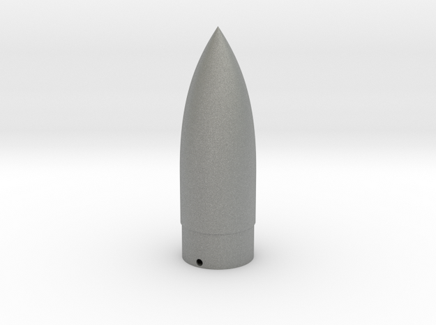 Classic estes-style nose cone BNC-55EX replacement in Gray PA12