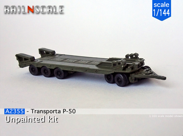 Transporta P-50 (1/144) in Gray Fine Detail Plastic
