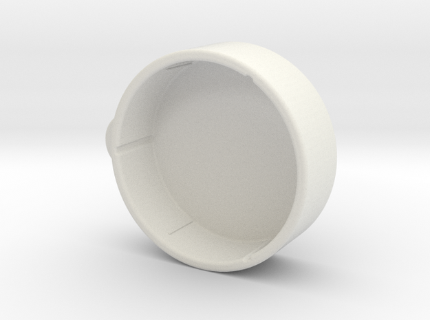 Gimbal Lens Cap in White Natural Versatile Plastic