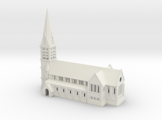Aldershot Garrison Church St Georges in White Natural Versatile Plastic