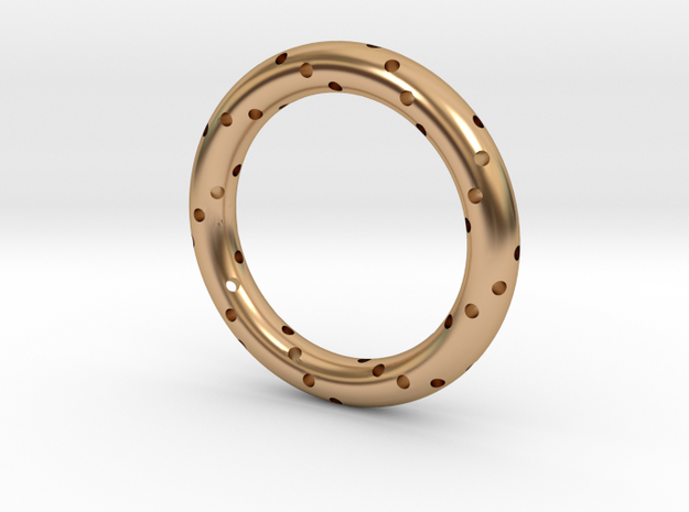 Spiral Ring in Polished Bronze: 7 / 54