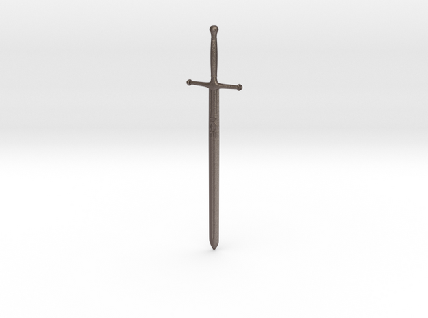 Letter Opener - Eddard Sword (got) in Polished Bronzed Silver Steel