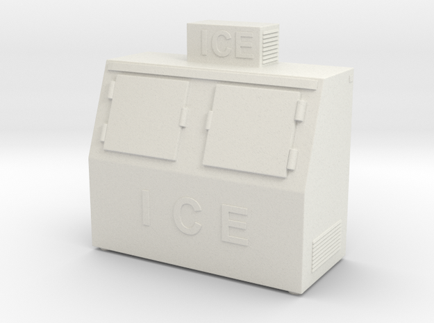 Ice Machine 01. 1:64 Scale (S) in White Natural Versatile Plastic