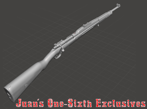 Czechoslovanian Army Vz 33 Rifle in Tan Fine Detail Plastic